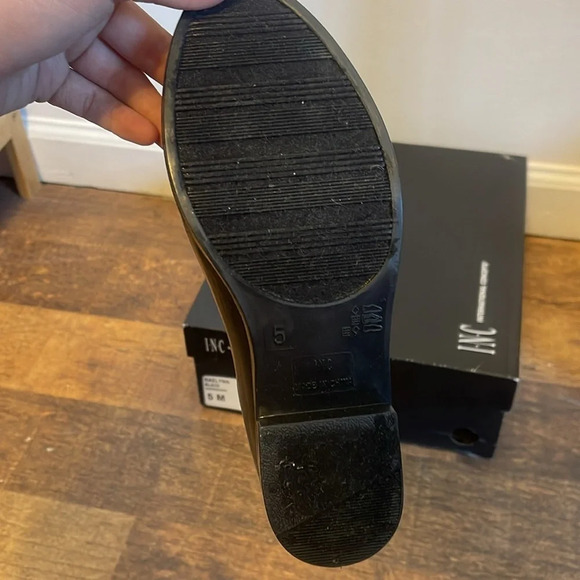 INC international concepts Raelynn black rain boots new in box - Picture 6 of 8